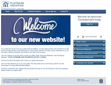 Tablet Screenshot of platinumcorrespondent.com
